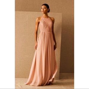 BHLDN Madrie Dress in whipped apricot